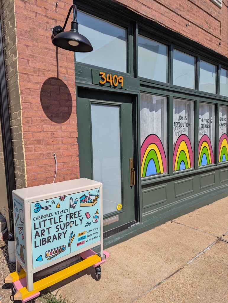 untold-media-ic-building-st-louis-3 Art supply library in front of 3409 iowa