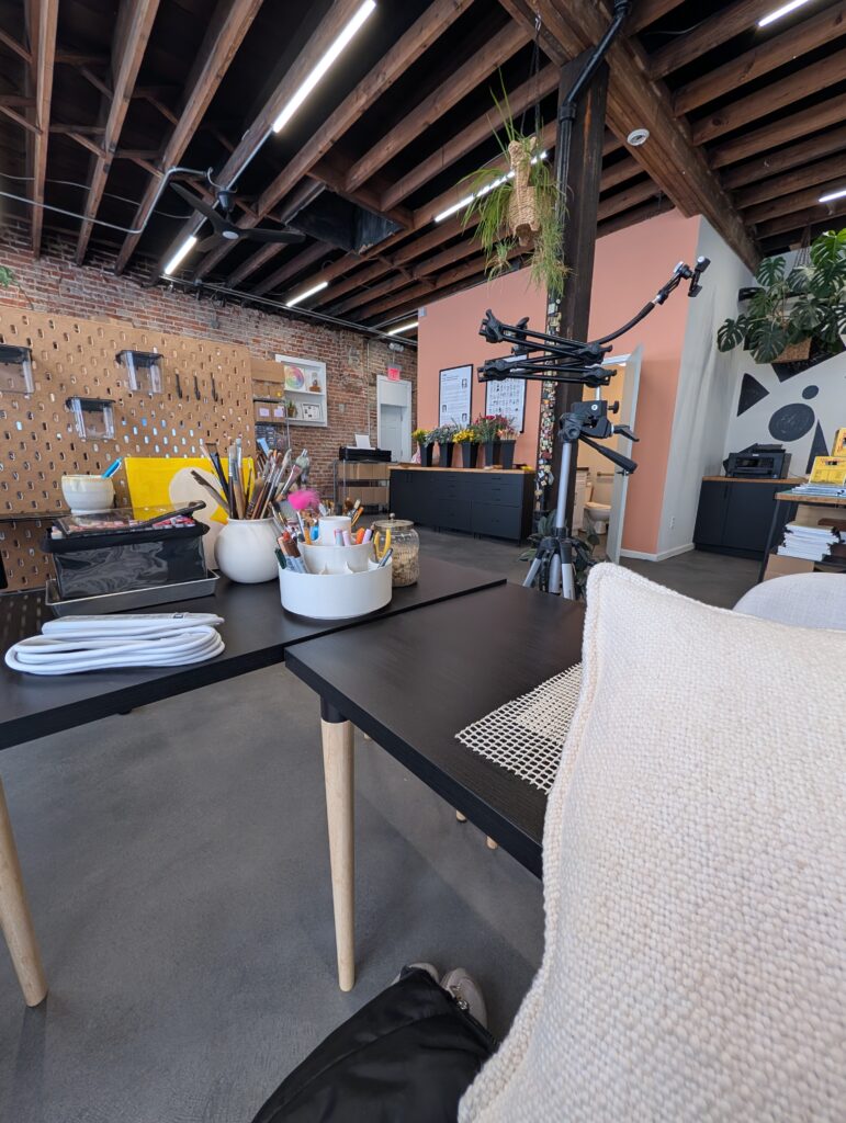 interior of untold media inc office