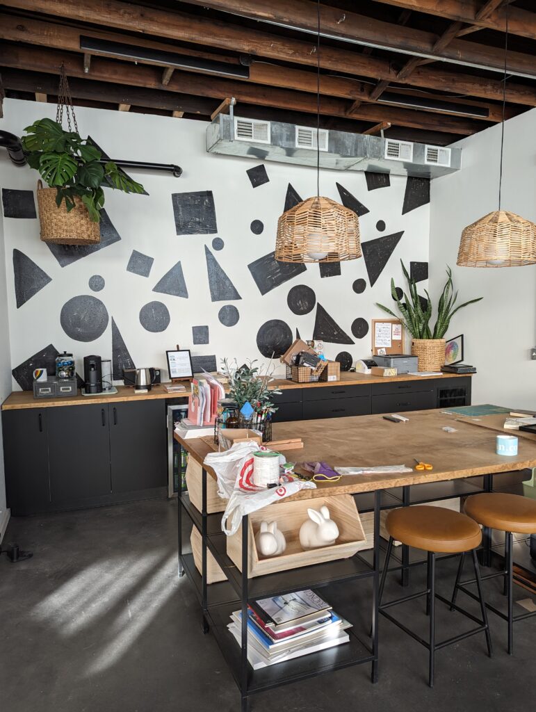 interior of untold media inc office